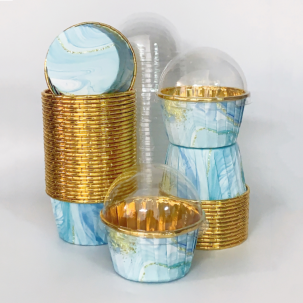 Set, 50pcs Disposable Cupcake  - огляд і ціна Plastic Cup 50Pcs