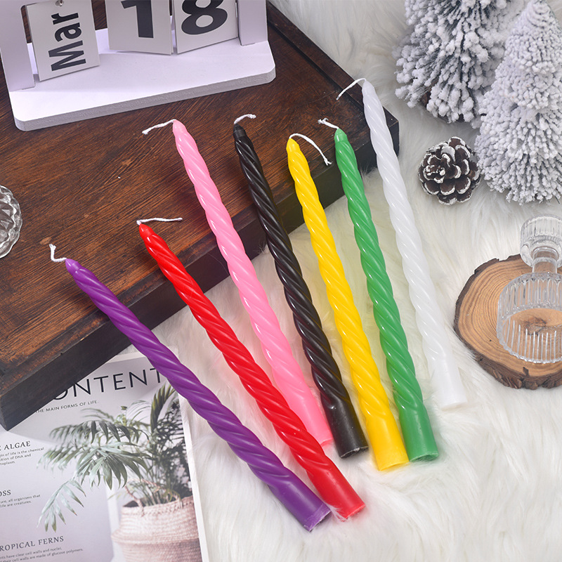 4pcs 20cm Plain Twisted Ribbed - огляд і ціна Centerpiece Stick