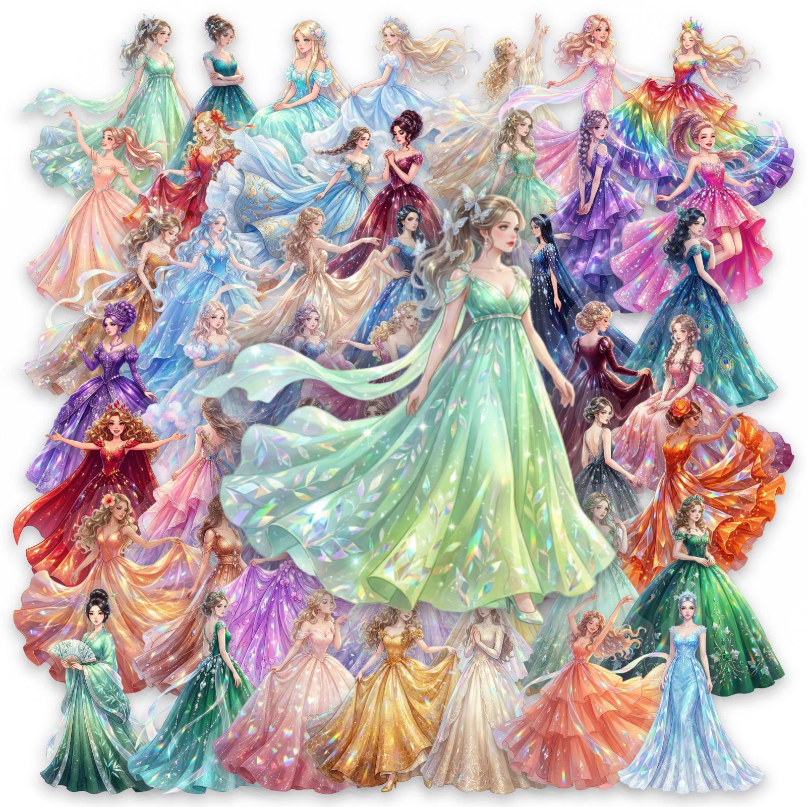 50 Pcs Dreamy Princess Dress C - огляд і ціна Plastic Cup 50Pcs