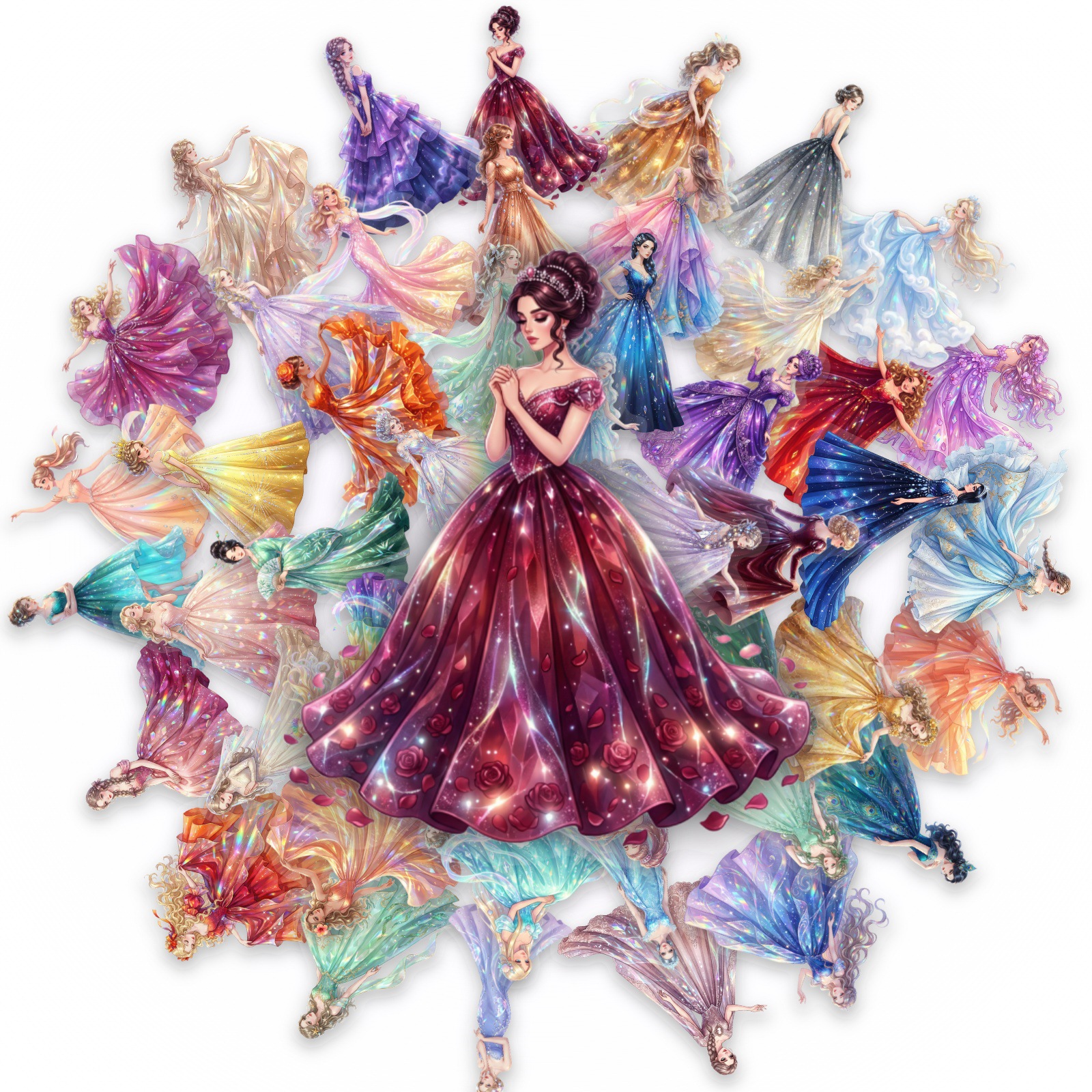 50 Pcs Dreamy Princess Dress C - огляд і ціна Plastic Cup 50Pcs