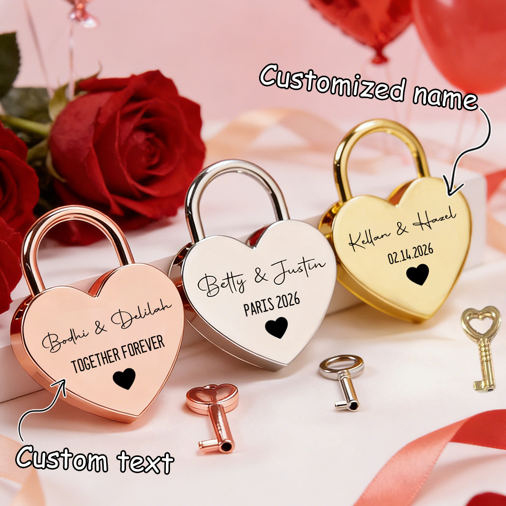 Custom Name Heart-Shaped Padlo - огляд і ціна Eve Party