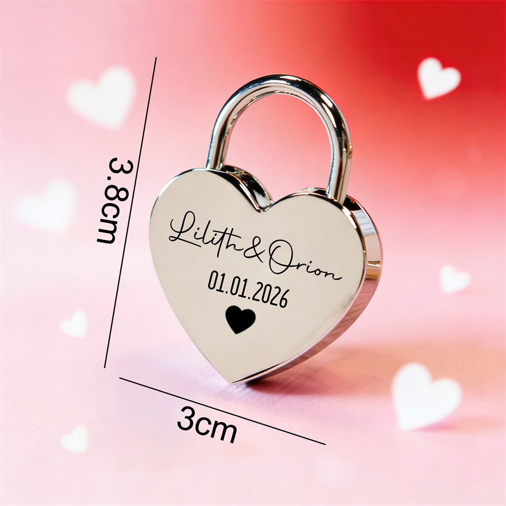 Custom Name Heart-Shaped Padlo - огляд і ціна Eve Party