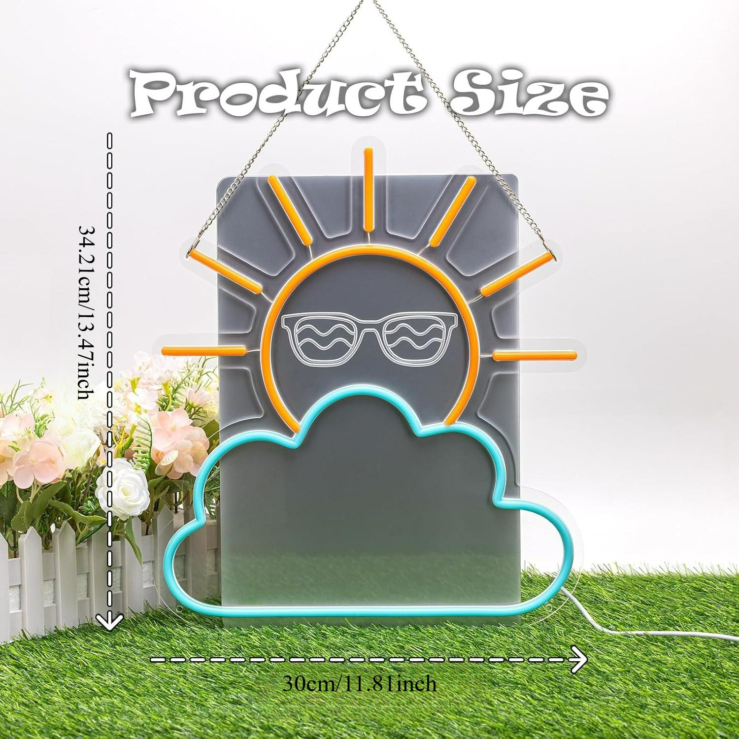 Sunrise Sunset Neon Sign USB P - огляд і ціна Neon Sign Party
