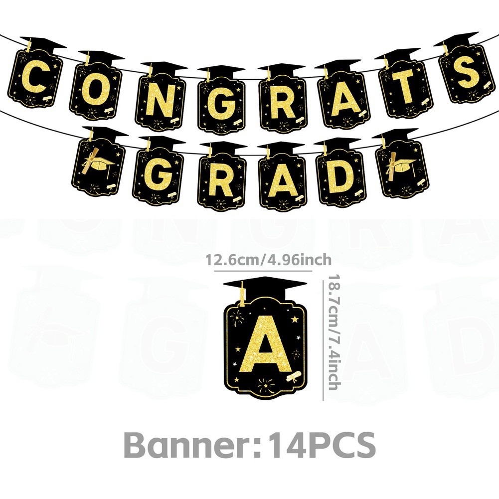 Graduation Party Kit Class of  - огляд і ціна Party Banner Gold