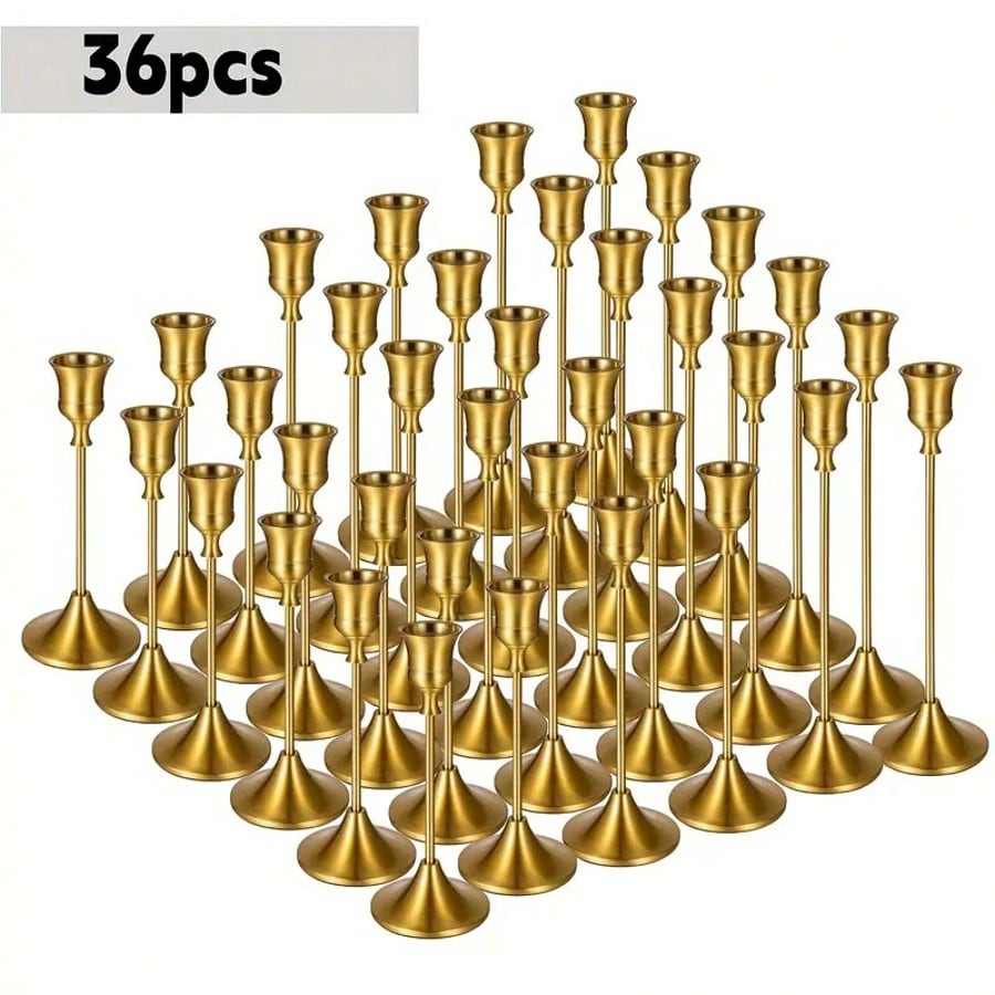 36 Pcs Taper Candle Holders Bu - огляд і ціна Centerpiece Stick