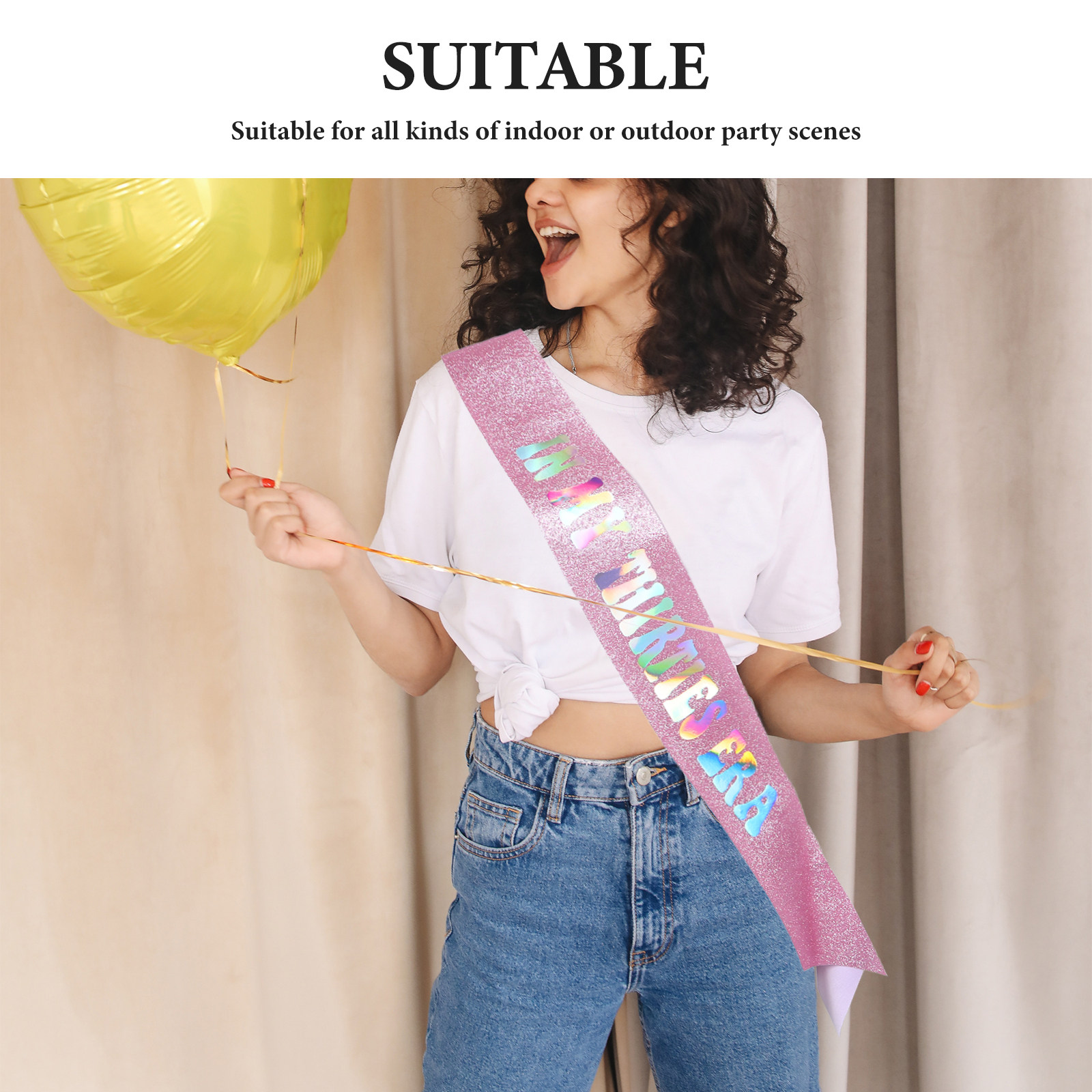 Birthday Sash for Women with G - огляд і ціна Birthday Sash Glitter