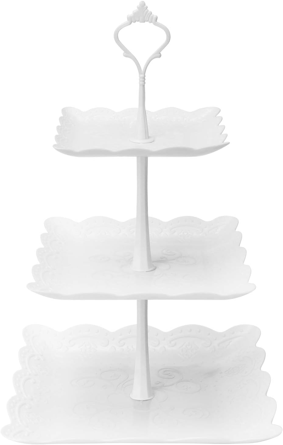 3 Tier Cupcake Stand, Plastic  - огляд і ціна Cupcake Stand Tier