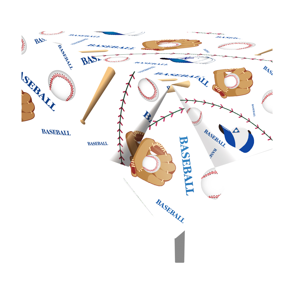 130x220cm Baseball Sports Disp - огляд і ціна Table Cloth Disposable
