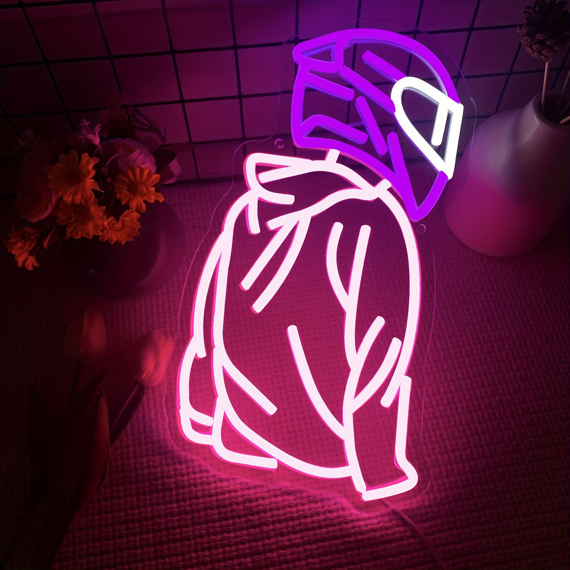Anime Boy Hoodie Neon Sign Tee - огляд і ціна Neon Sign Party