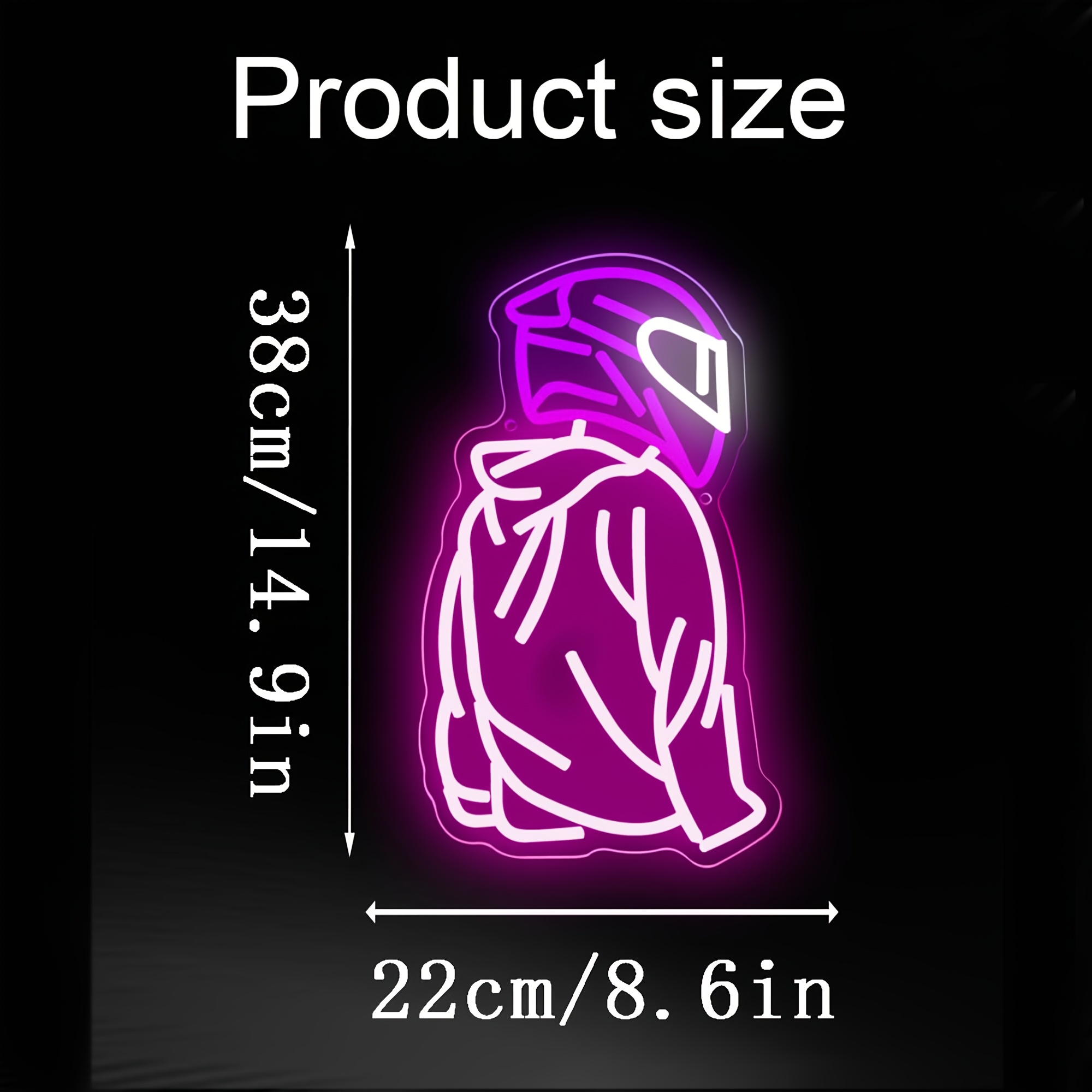 Anime Boy Hoodie Neon Sign Tee - огляд і ціна Neon Sign Party