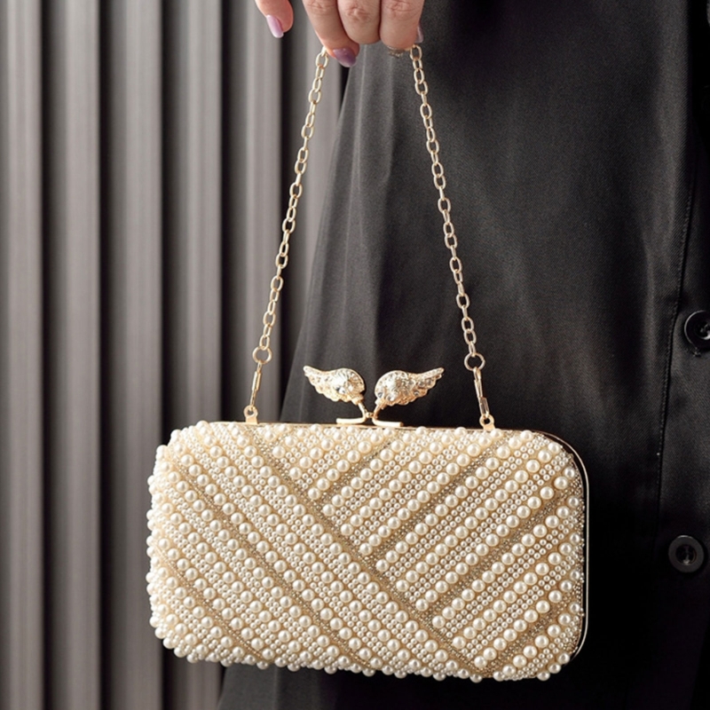H3CB Elegant Faux Pearls Eveni - огляд і ціна Event Party Box