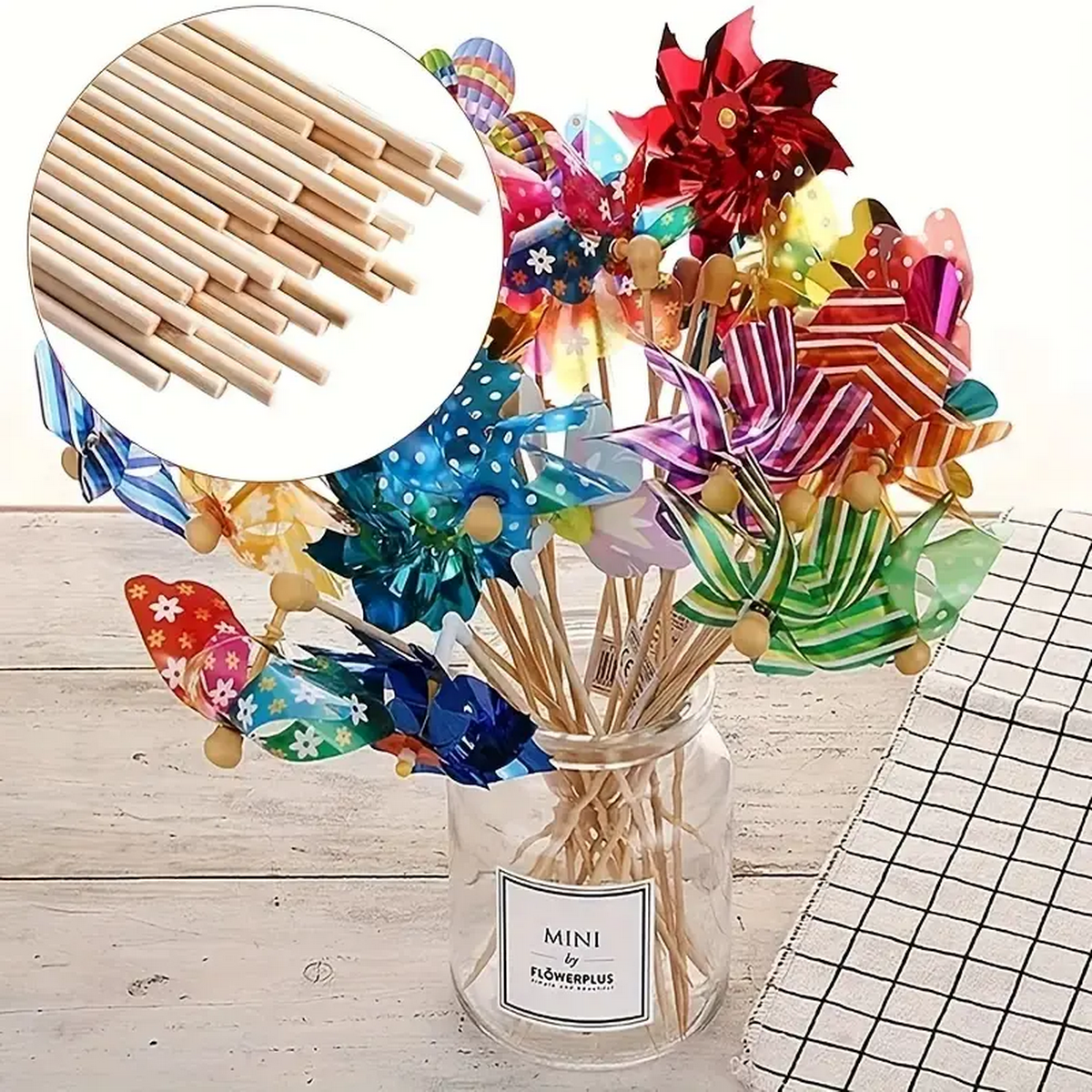 DIY Bamboo Sticks 50/100pcs Na - огляд і ціна Cotton Candy Cone