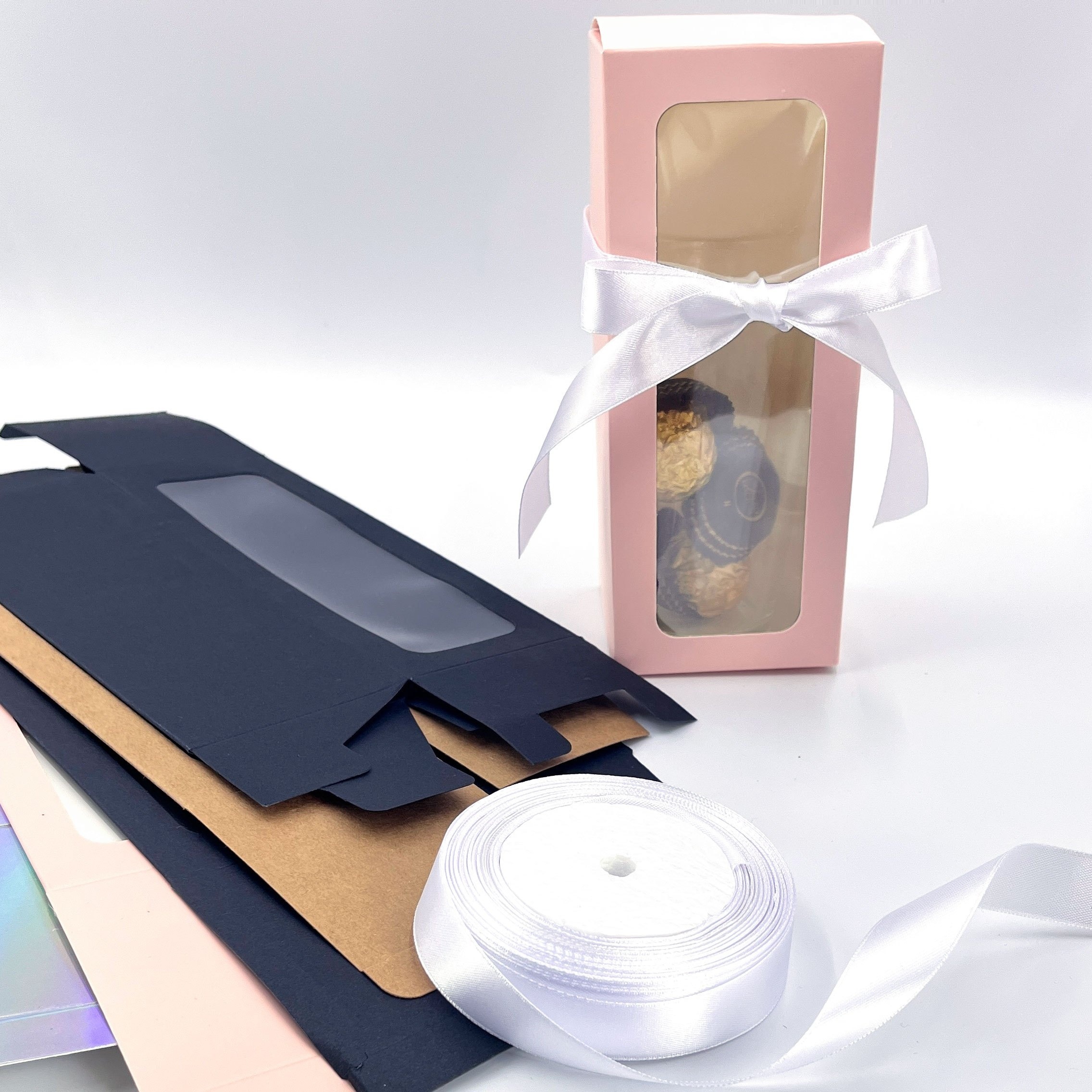 5Pcs Gift Boxes with 1 Roll of - огляд і ціна Event Party Box