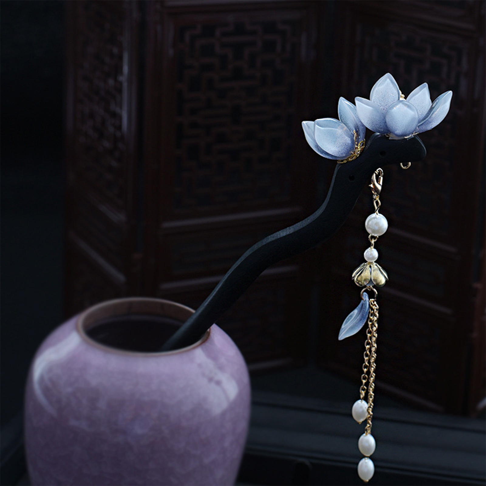 Blue Flower Hair Stick Vintage - огляд і ціна Event Suppliers