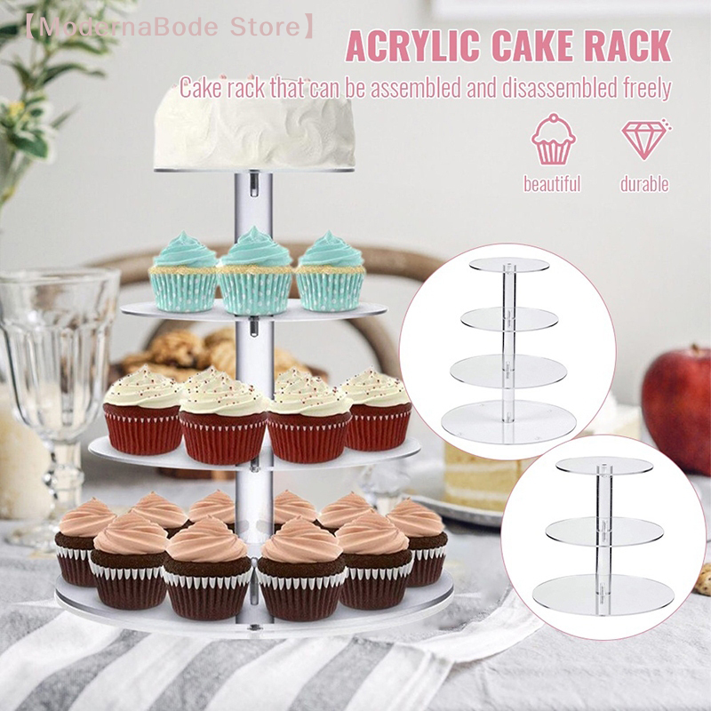 3/4/5 Tier Acrylic Round Cupca - огляд і ціна Cupcake Stand Tier