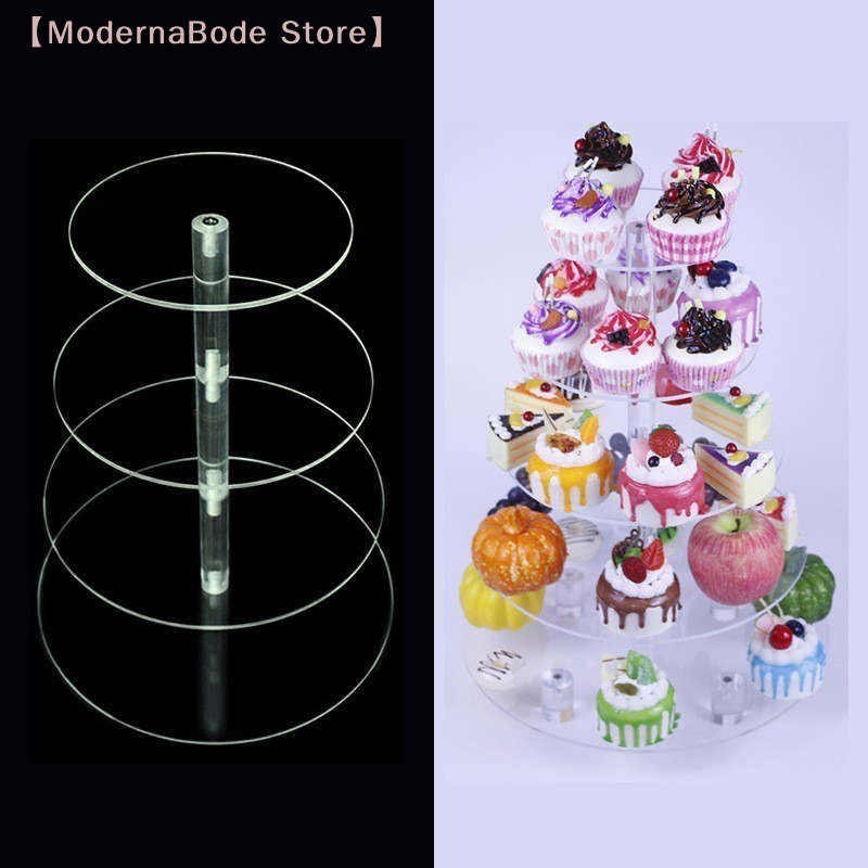 3/4/5 Tier Acrylic Round Cupca - огляд і ціна Cupcake Stand Tier