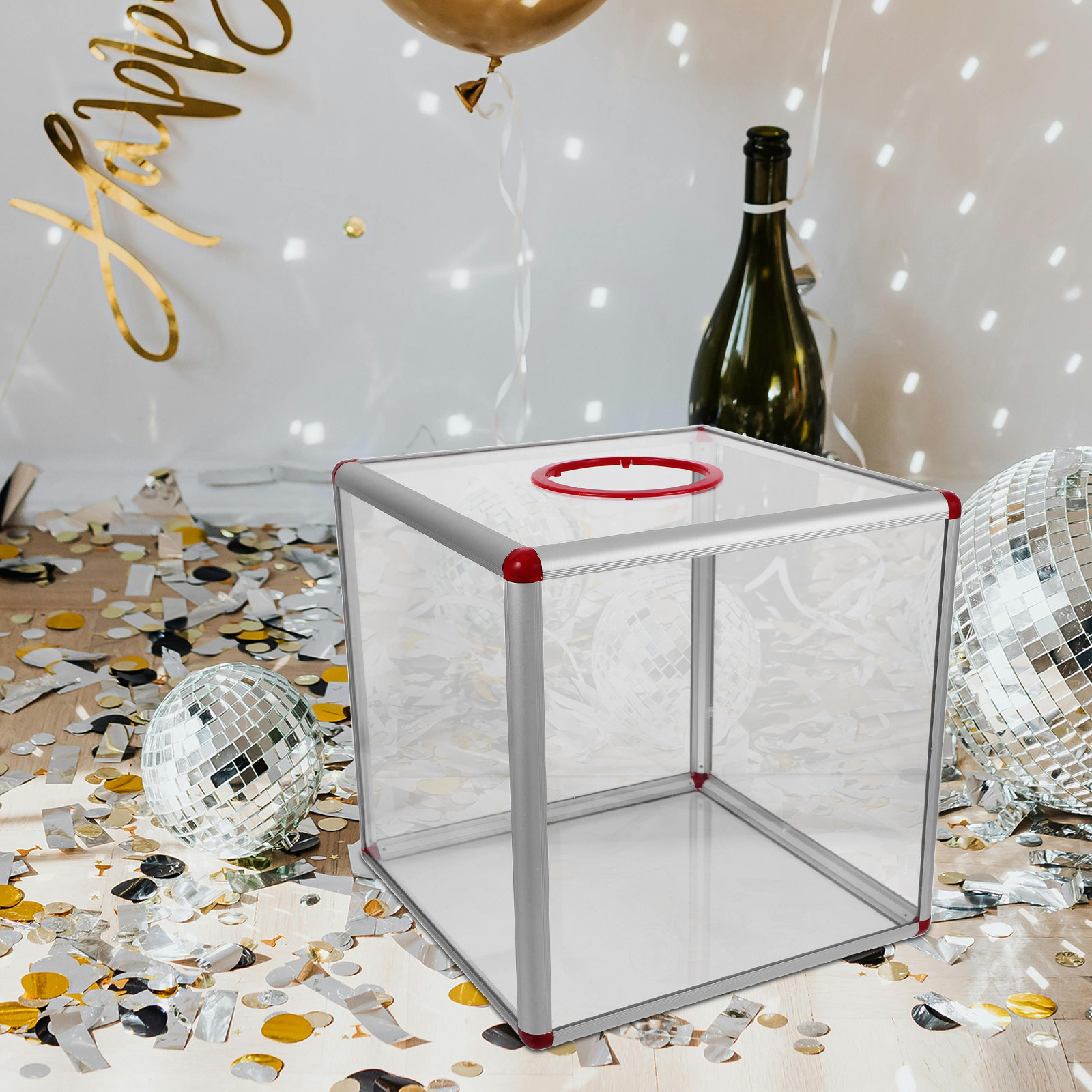 Large Clear Acrylic Raffle Tic - огляд і ціна Event Party Box
