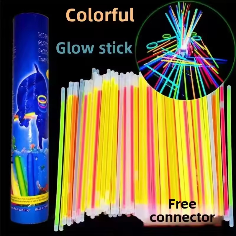 50/100Pcs Fluorescence Sticks  - огляд і ціна Cotton Candy Cone