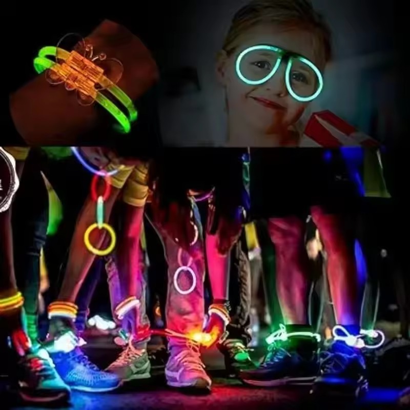 50/100Pcs Fluorescence Sticks  - огляд і ціна Cotton Candy Cone