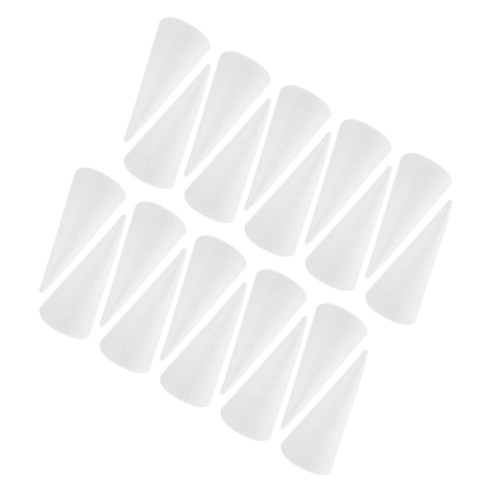 20Pcs White Foam Cones Polysty - огляд і ціна Cotton Candy Cone