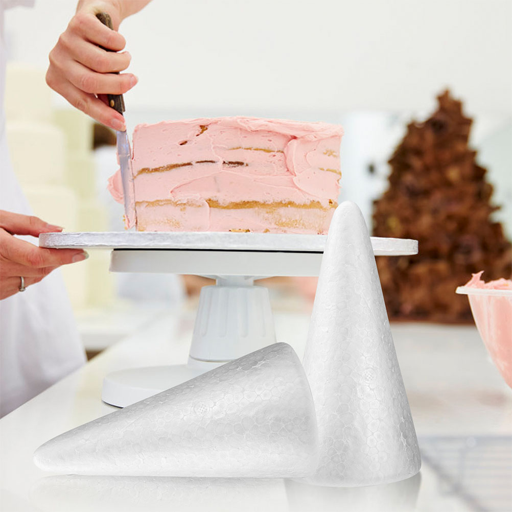 20Pcs White Foam Cones Polysty - огляд і ціна Cotton Candy Cone