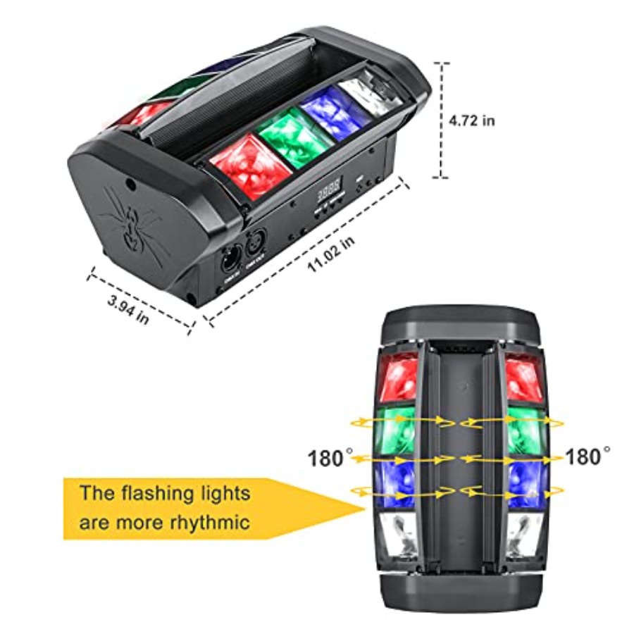 RGBW Moving Head DJ Light LED  - огляд і ціна Event Party Dj