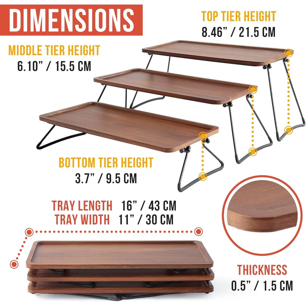 3 Tiered Serving Trays & Platt - огляд і ціна Cupcake Stand Tier
