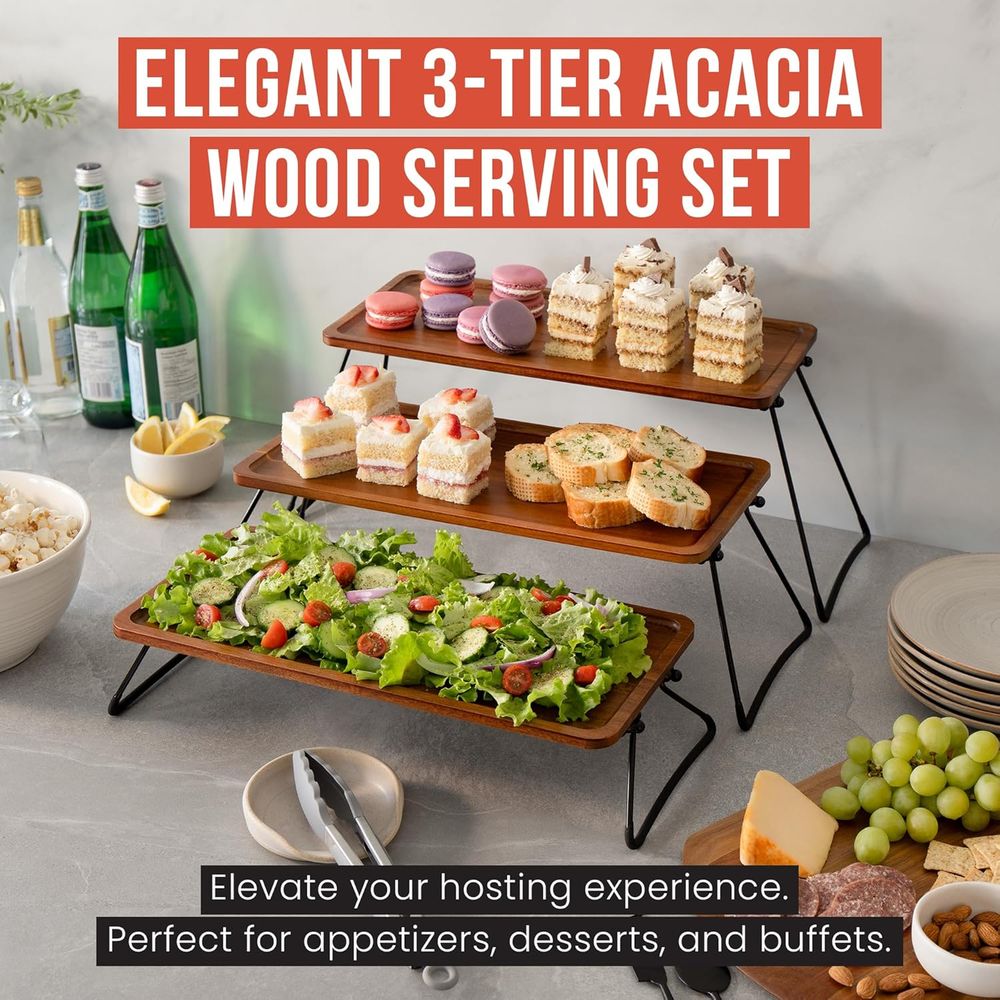 3 Tiered Serving Trays & Platt - огляд і ціна Cupcake Stand Tier