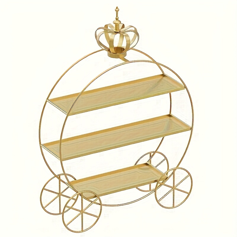 3-Tier Golden Crown Cake Stand - огляд і ціна Cupcake Stand Tier