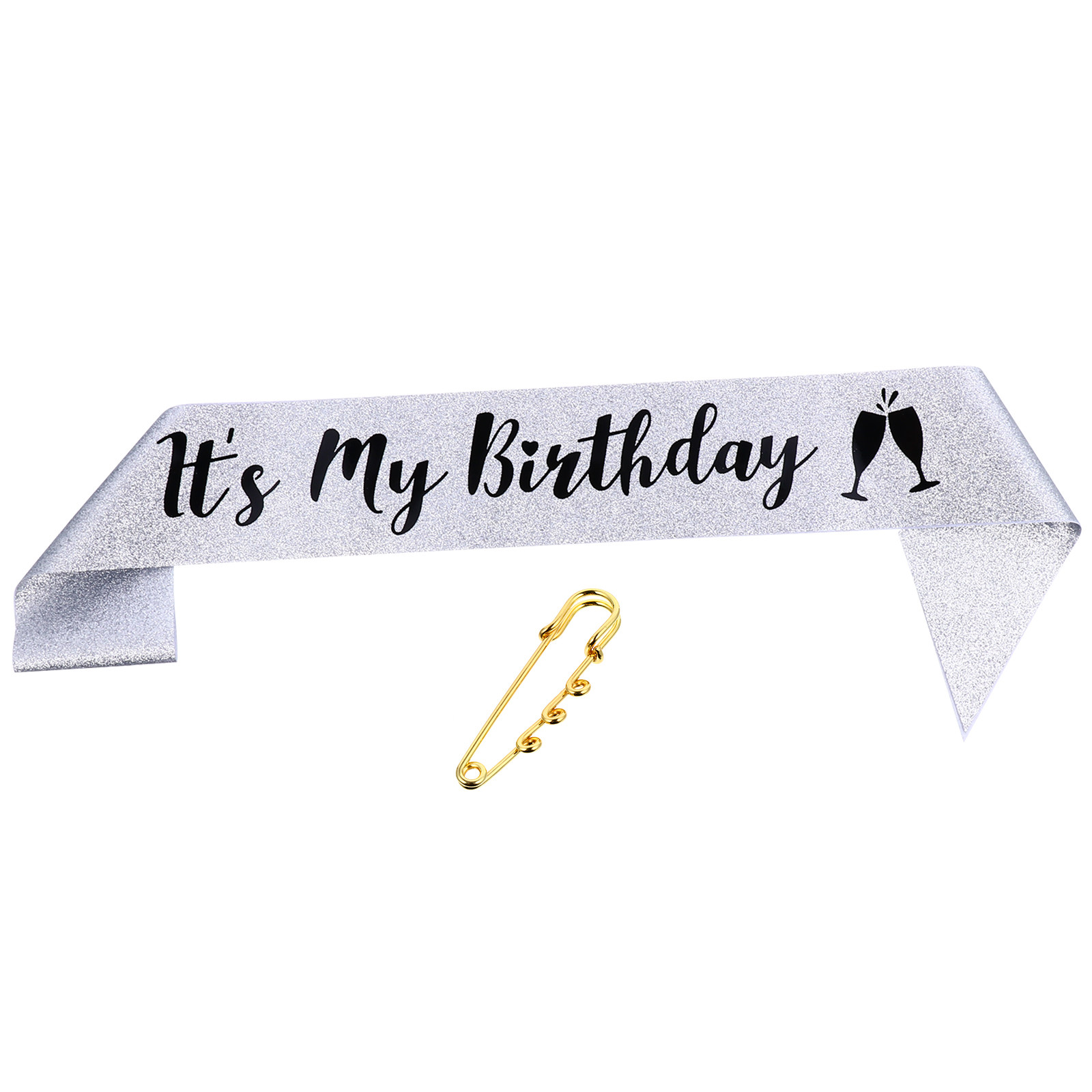 1Pcs Birthday Party Sash Glitt - огляд і ціна Birthday Sash Glitter