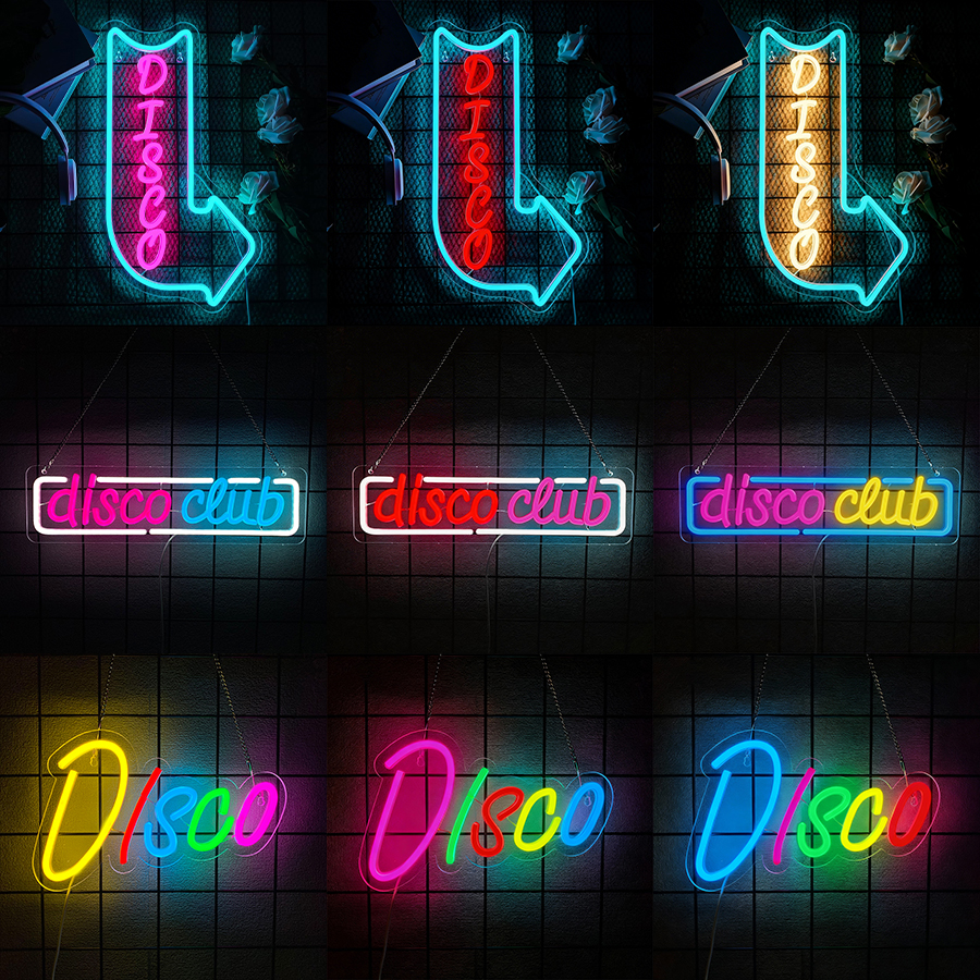 Disco Neon Sign LED Word Light - огляд і ціна Neon Sign Party