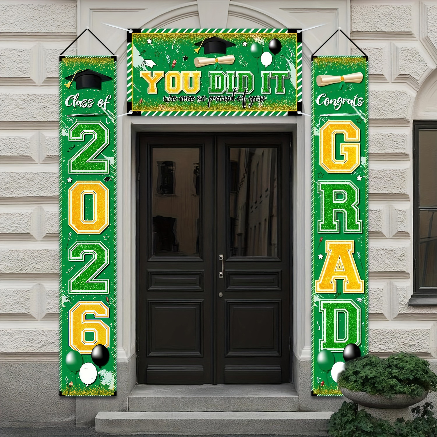 Congrat Class of 2026 Graduati - огляд і ціна Party Banner Gold